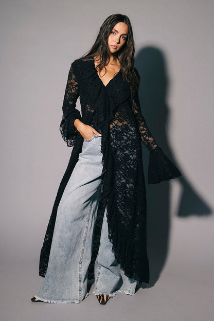 Everything is Romantic Lace Duster Top