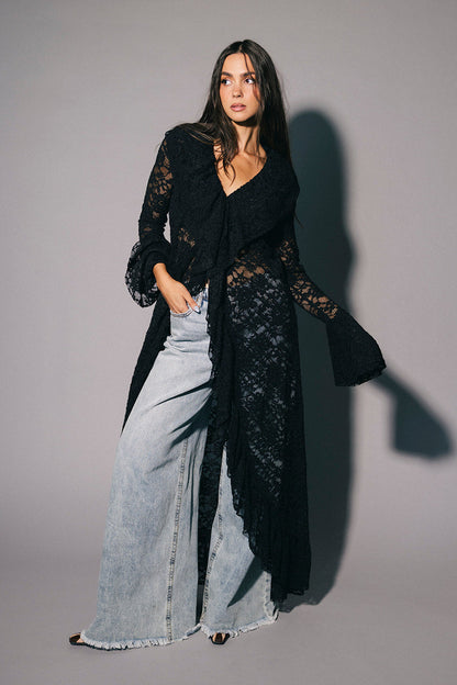 Everything is Romantic Lace Duster Top