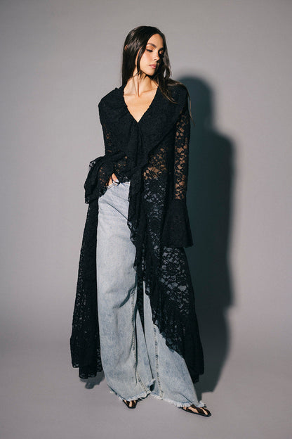 Everything is Romantic Lace Duster Top