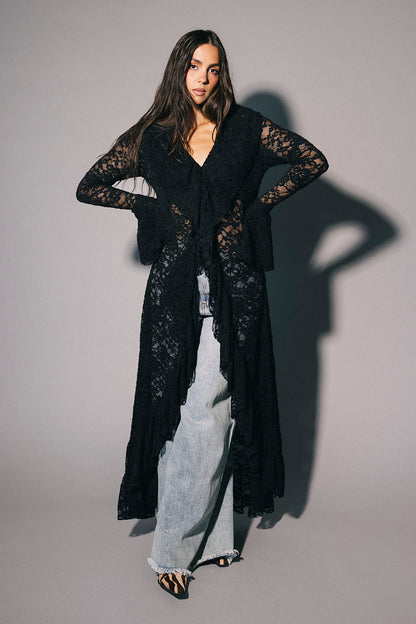 Everything is Romantic Lace Duster Top