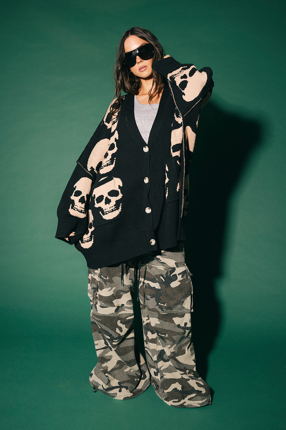 Bad to the Bone Oversized Cardigan