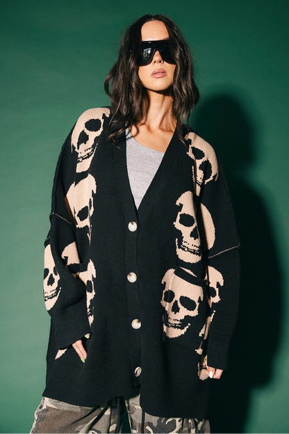 Bad to the Bone Oversized Cardigan