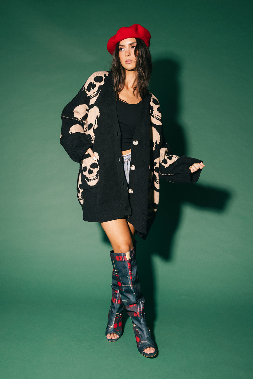 Bad to the Bone Oversized Cardigan