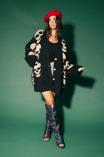 Bad to the Bone Oversized Cardigan