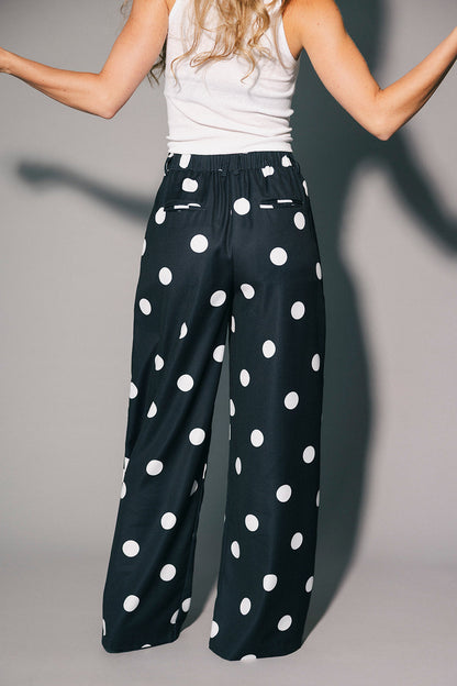 Never Taking These Off Trousers in Classic Polka Dot