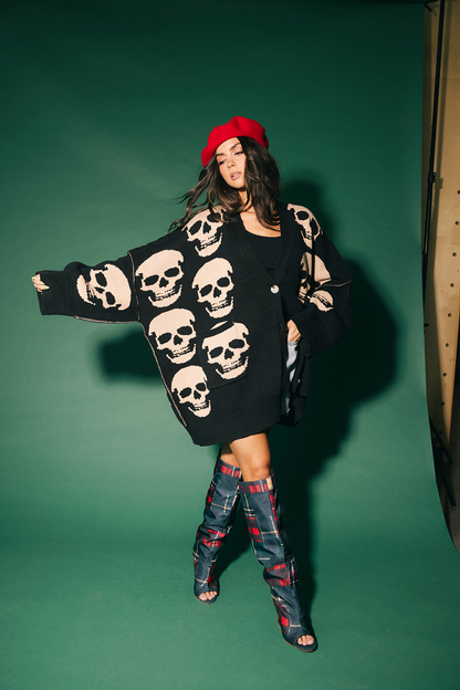 Bad to the Bone Oversized Cardigan