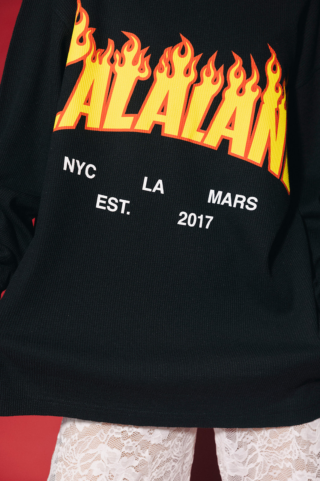 With The Band in Lalaland Oversized Thermal