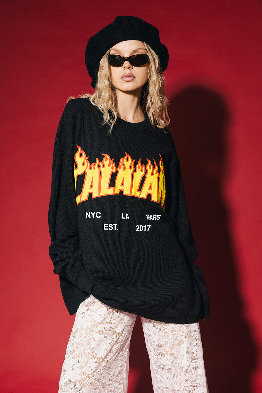 With The Band in Lalaland Oversized Thermal