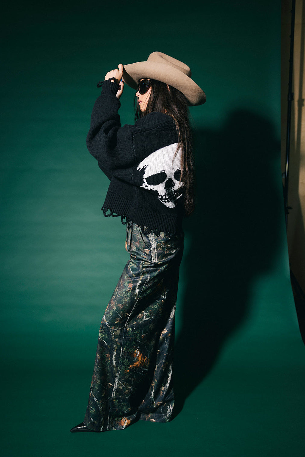Bad To The Bone Cropped Distressed Cardigan