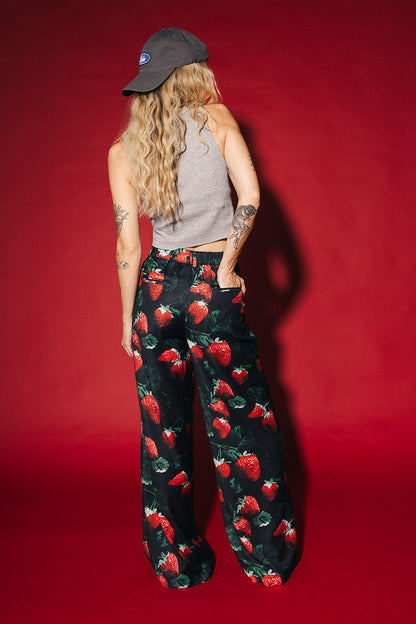 Never Taking These Off Trousers in Berry Bad