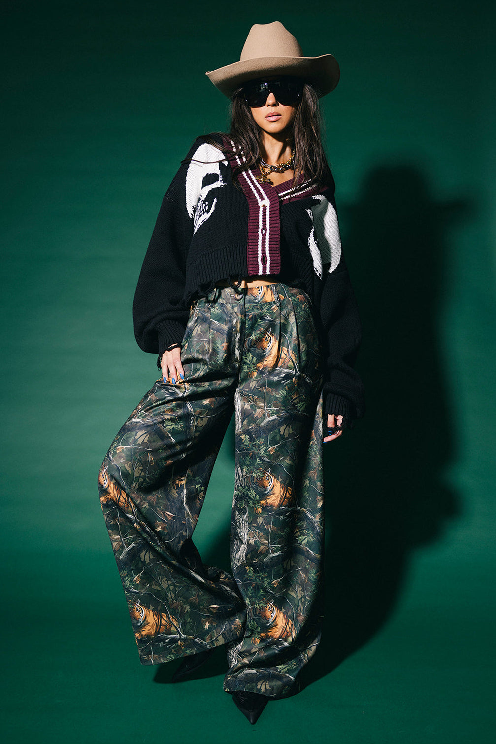 Bad To The Bone Cropped Distressed Cardigan