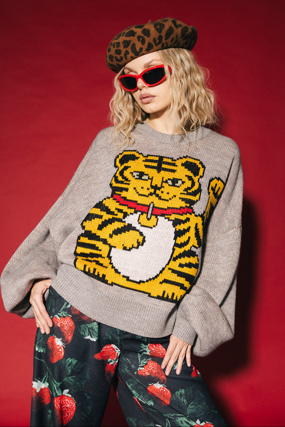 Lucky Girl Oversized Boxy Sweater