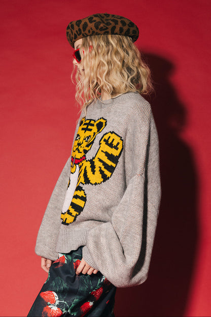 Lucky Girl Oversized Boxy Sweater