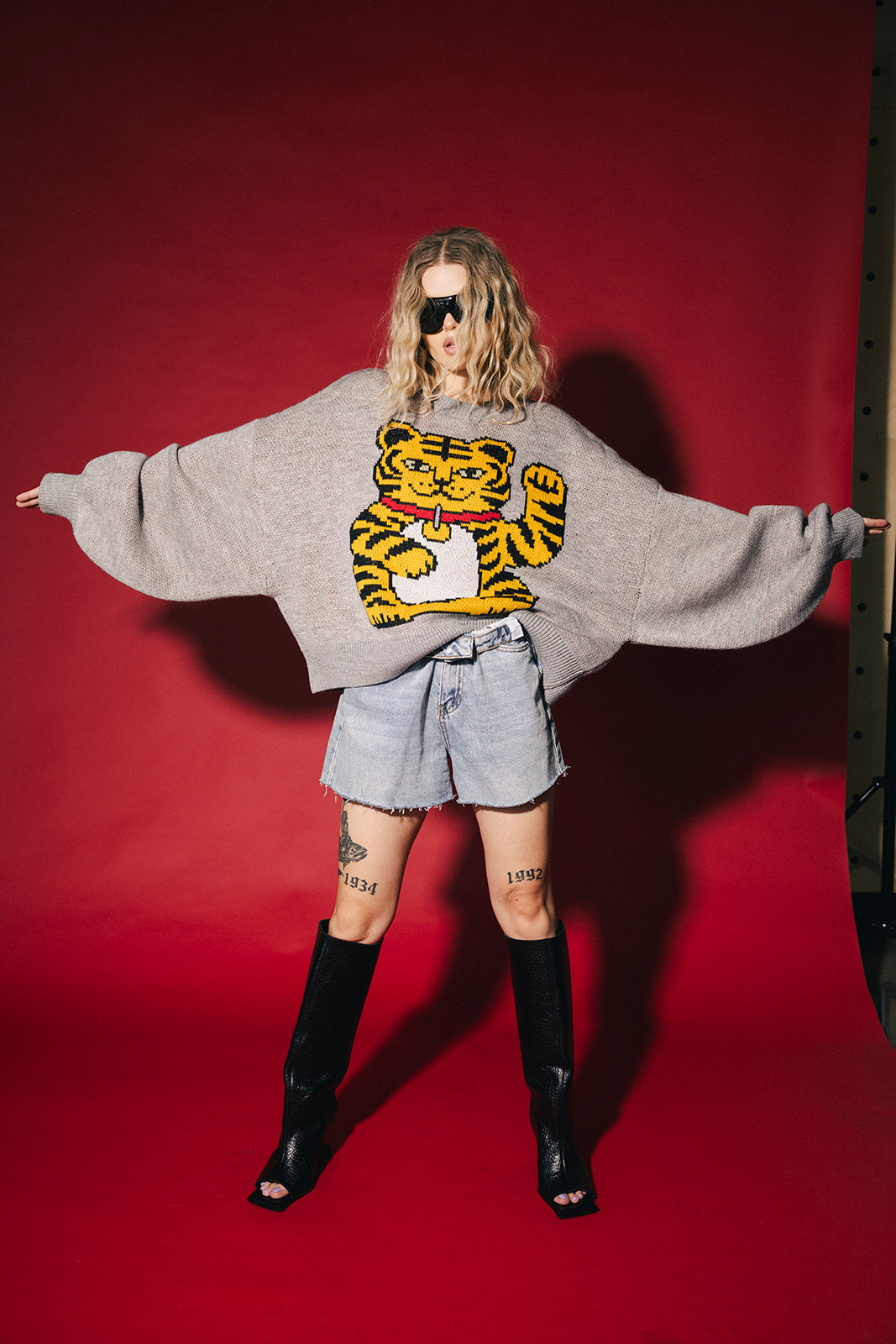 Lucky Girl Oversized Boxy Sweater