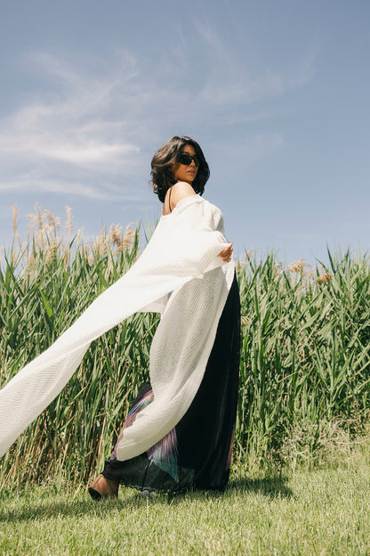Malibu Mornings Knit Top in White