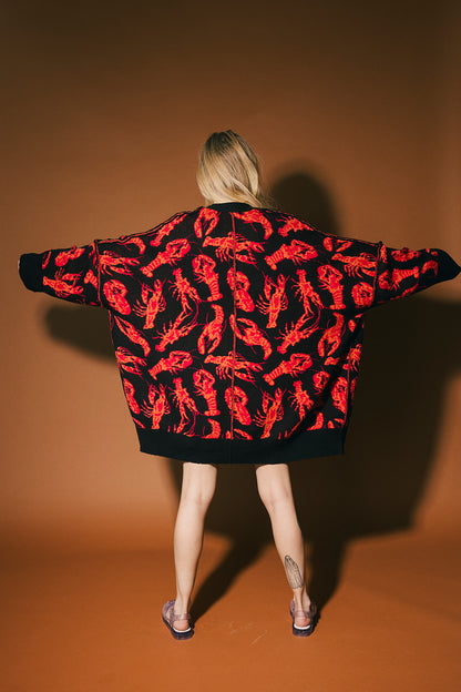 You’re My Lobster Oversized Cardigan
