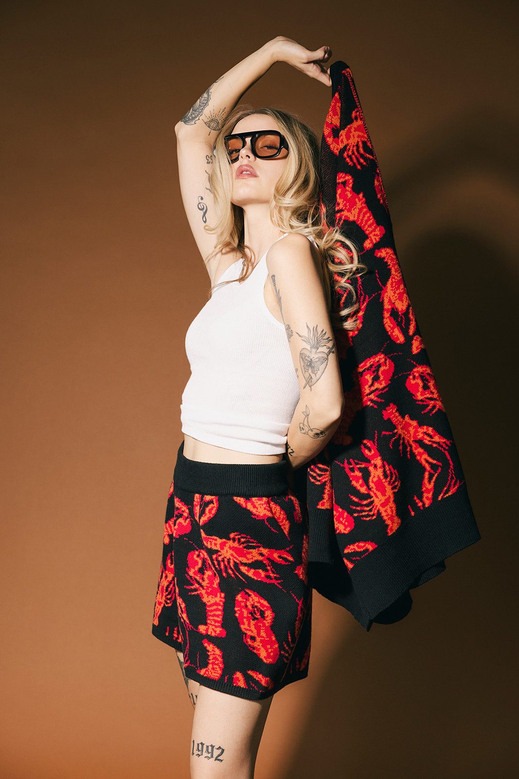You’re My Lobster Knit Shorts