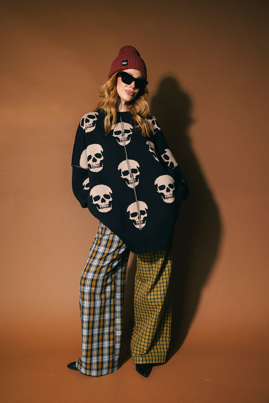 Bad To The Bone Oversized Sweater