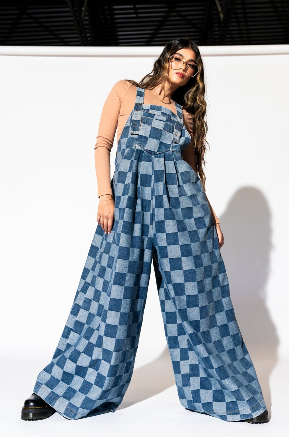 Big Feelings Oversized Denim Overalls