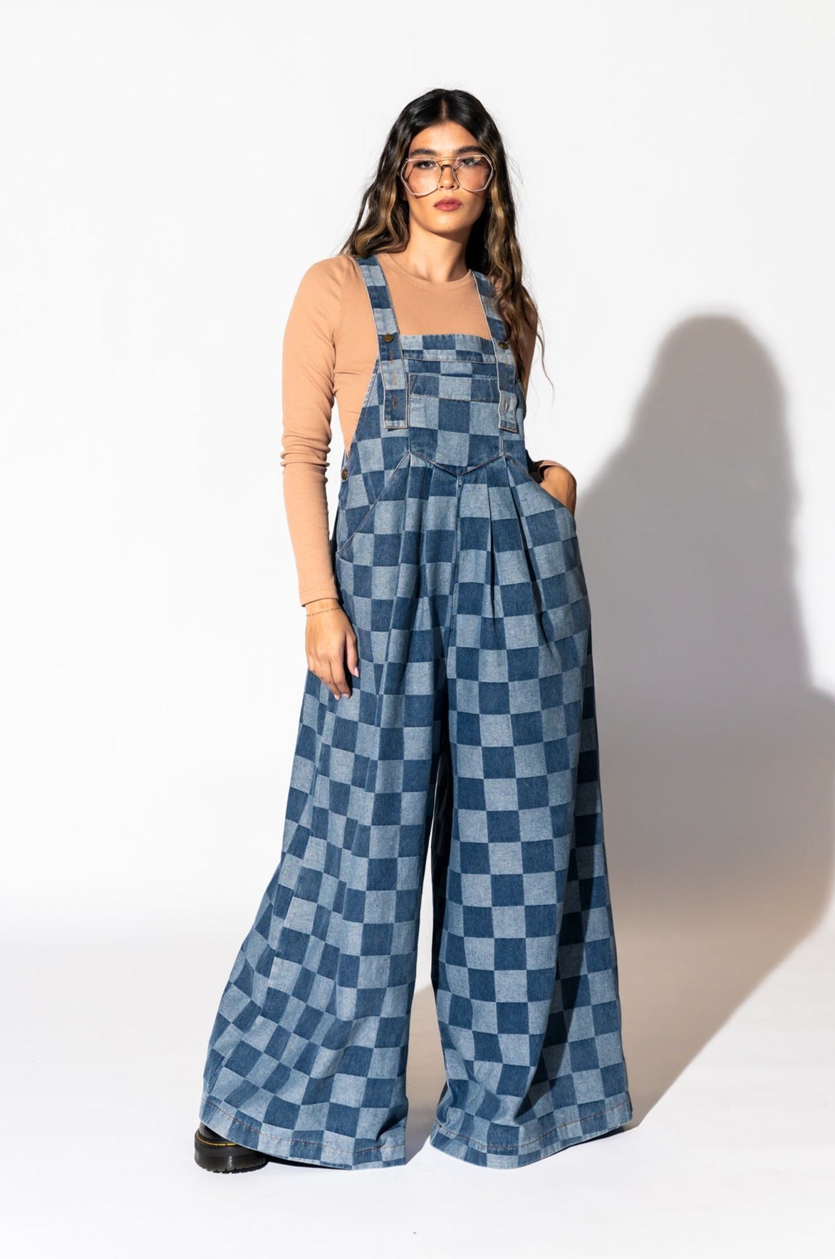 Big Feelings Oversized Denim Overalls