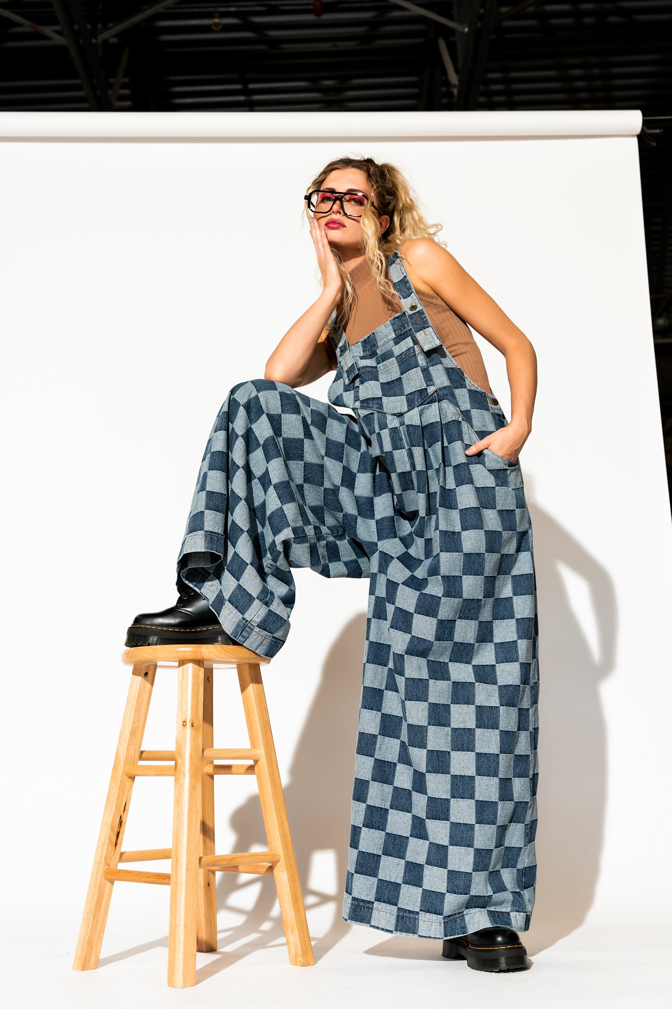 Big Feelings Oversized Denim Overalls