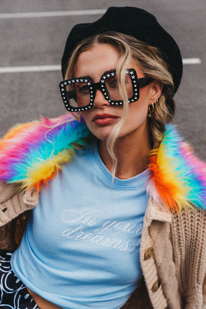 In Your Dreams Embroidered Baby Tee