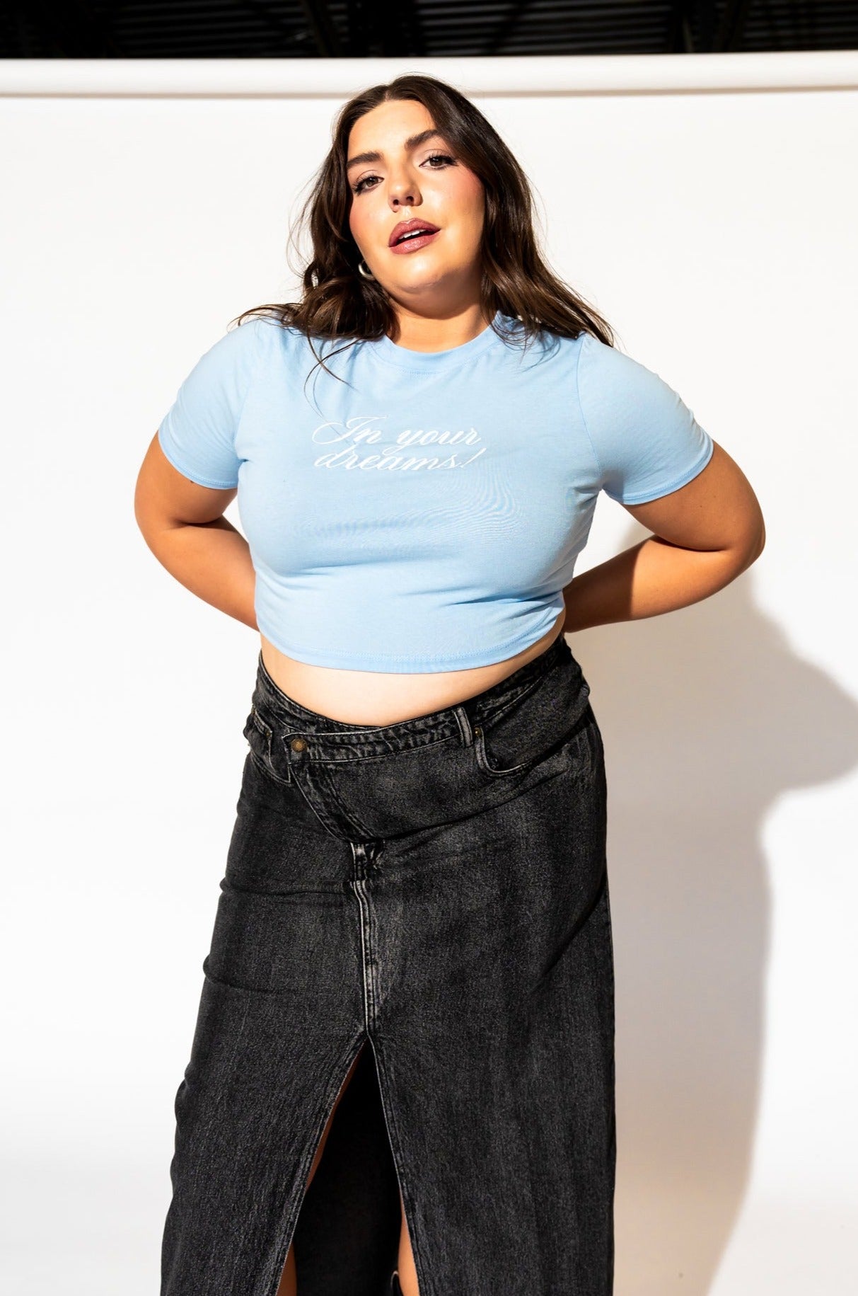 In Your Dreams Embroidered Baby Tee