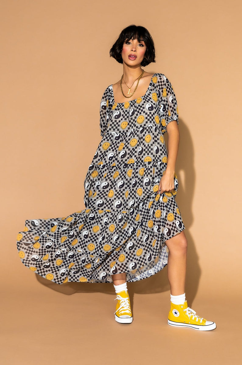 Lucky Lady Maxi Dress in Groovy Girl Dressed in Lala