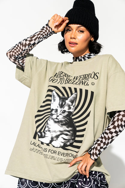 Where Weirdos Belong Oversized Tee