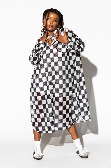 New Romantics Oversized Lace Dress + Slip