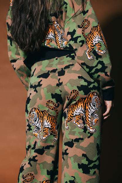 Do You Even See Me Camo Knit Matching Set