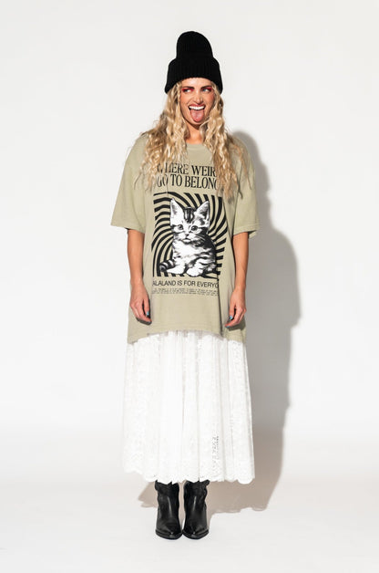 Where Weirdos Belong Oversized Tee