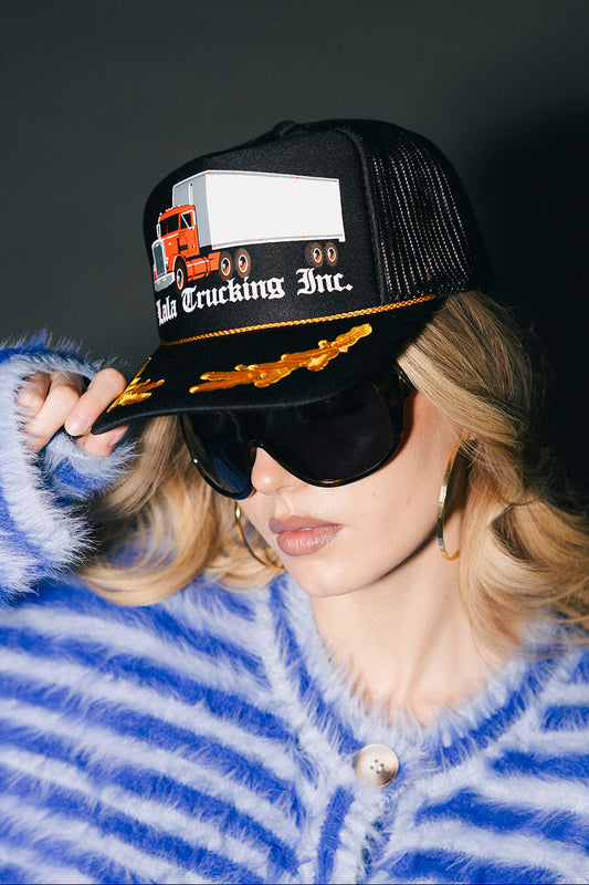 Lala Trucking Inc Captain Trucker Hat