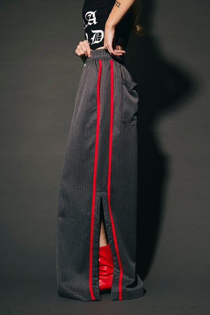 Feminine Rage Pinstripe Trouser Track Pants