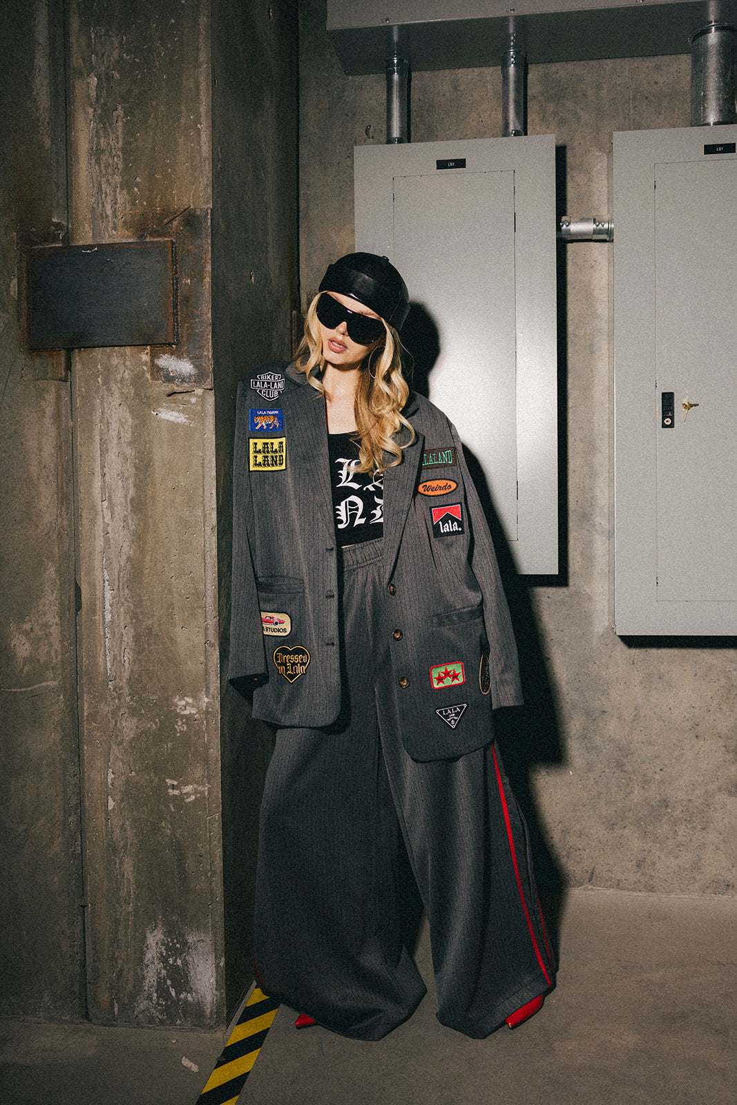 Making Moves Luxe Patched Grandpa Blazer