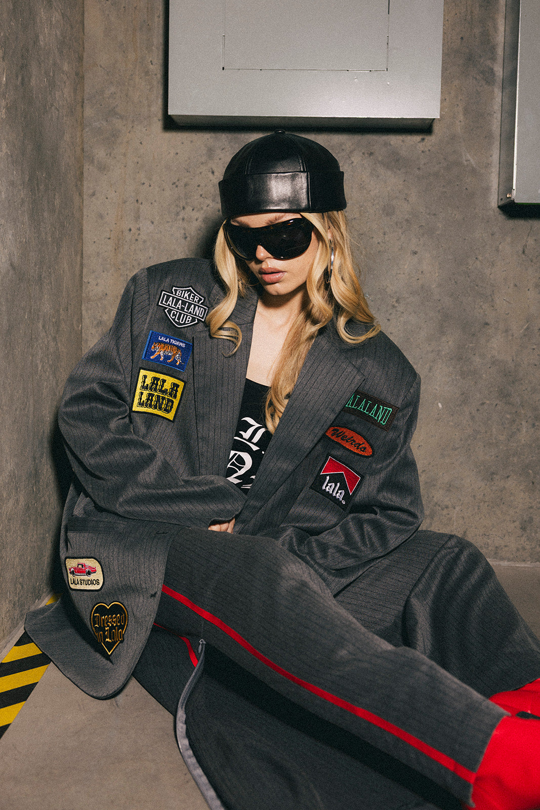 Making Moves Luxe Patched Grandpa Blazer