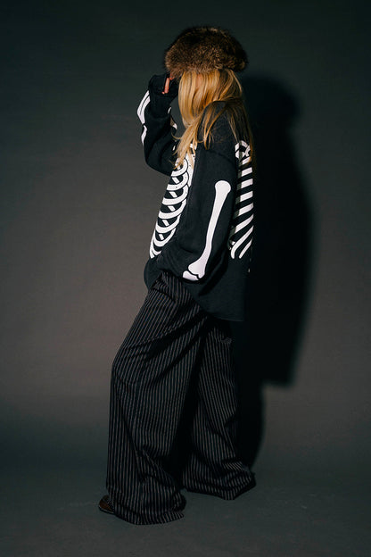 Dead Serious Oversized Thermal in Vintage Black