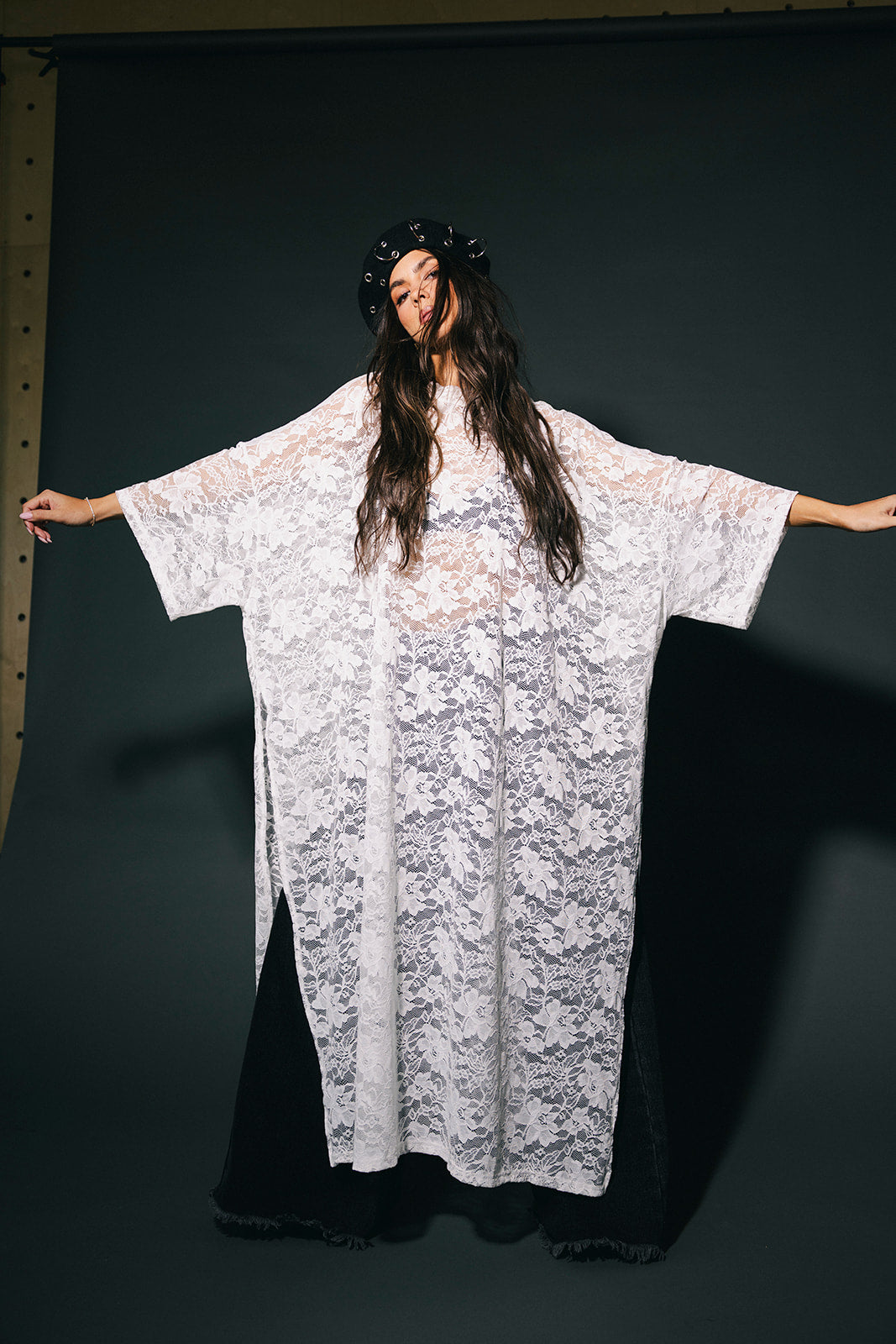 Love Hangover Oversized Tunic in White