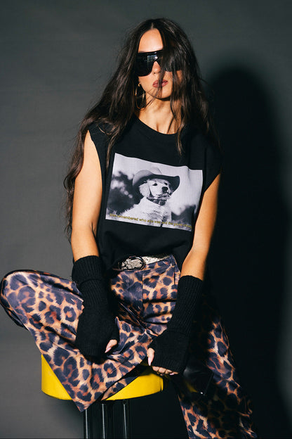 She Remembered Who She Was Cropped Cutoff Sweatshirt