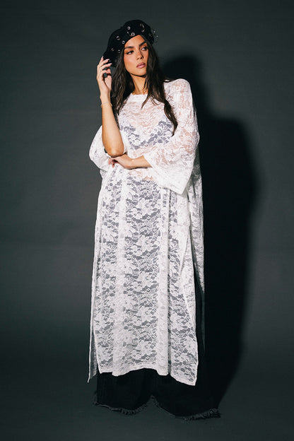 Love Hangover Oversized Tunic in White