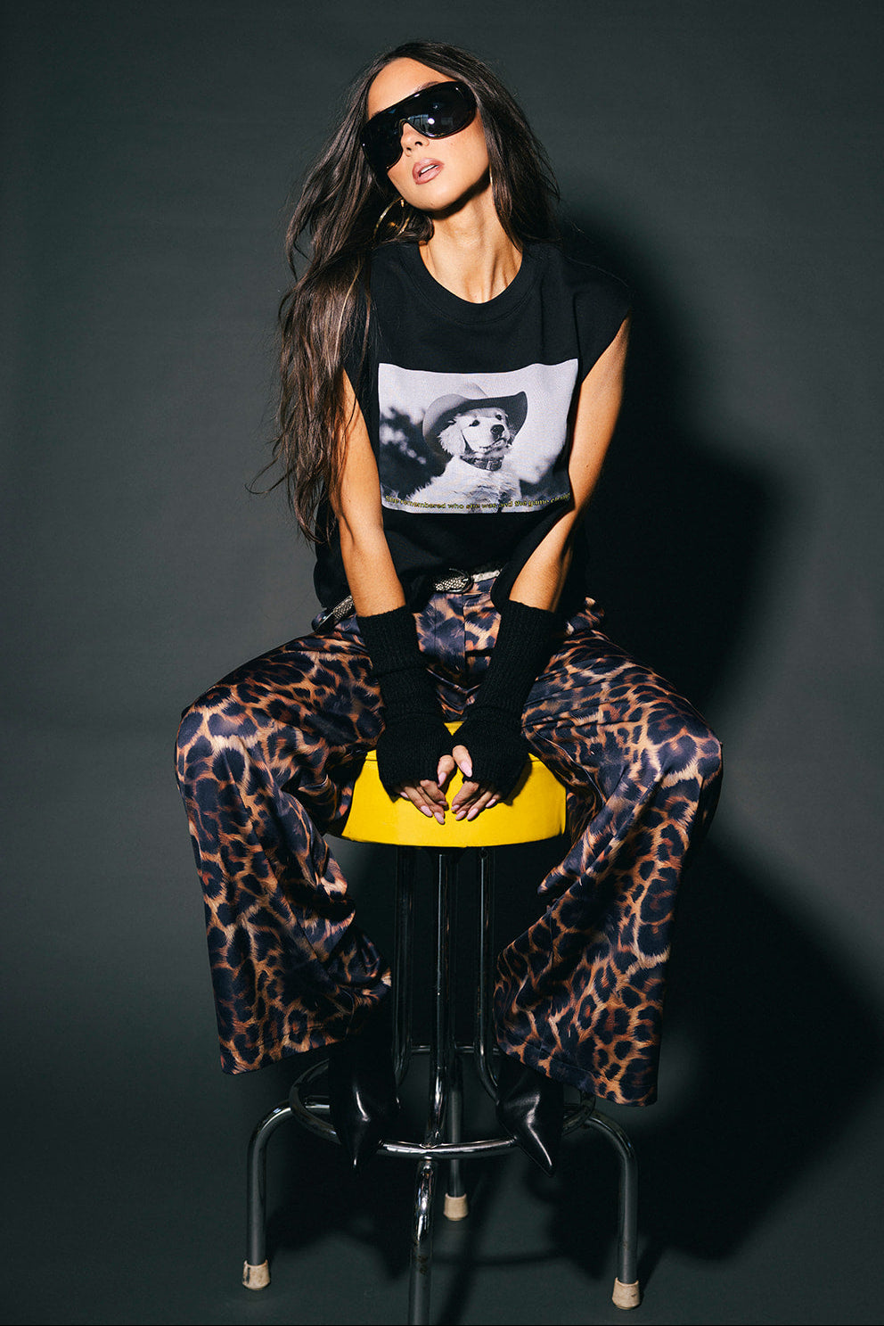 She Remembered Who She Was Cropped Cutoff Sweatshirt