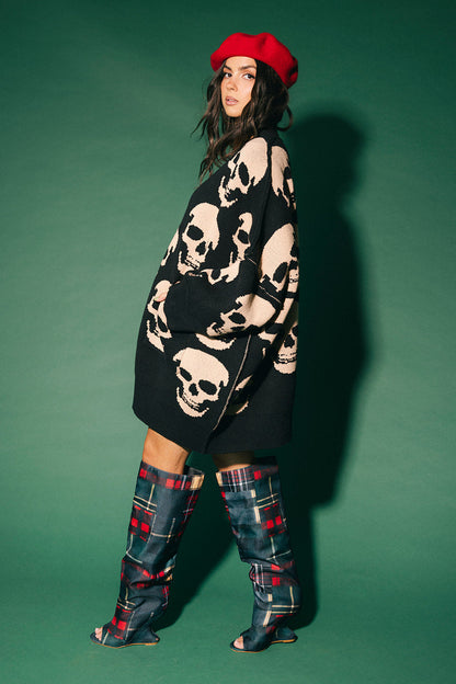 Bad to the Bone Oversized Cardigan