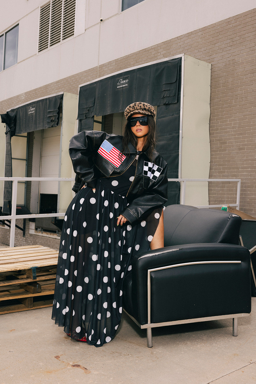 More You Mesh Maxi Dress in Polka Dot