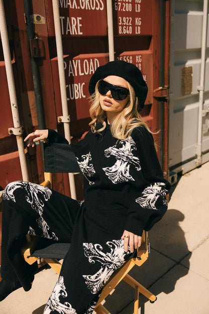 Don't Cross Me Knit Matching Set