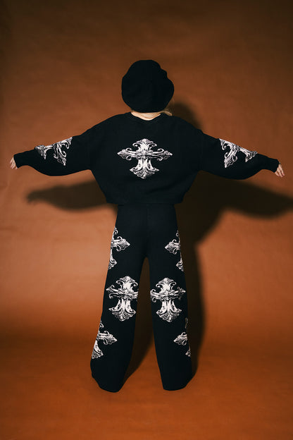 Don't Cross Me Knit Matching Set
