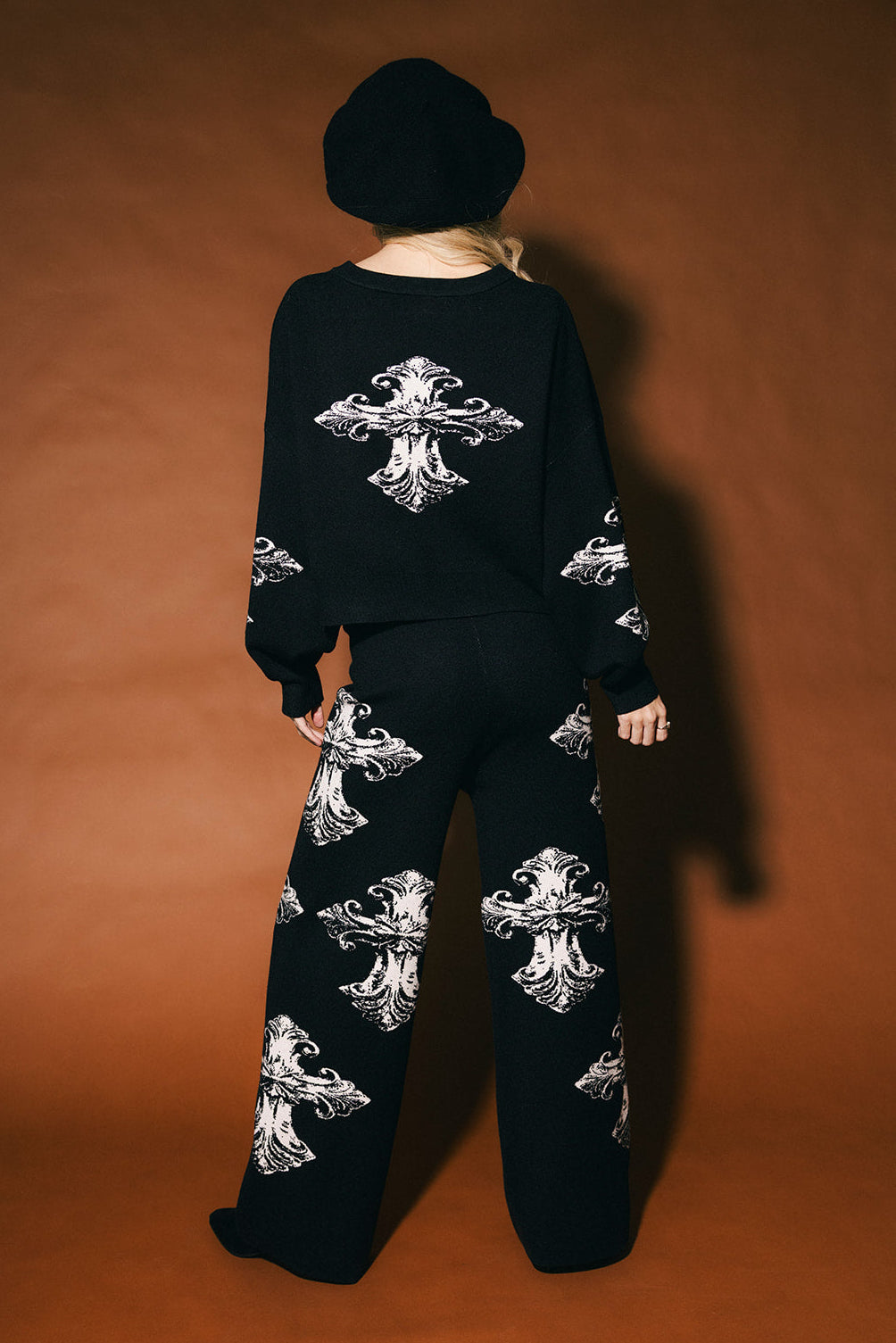 Don't Cross Me Knit Matching Set