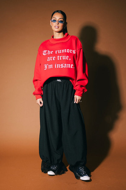 All For Fun Seersucker Bloomer Pants in Black - Dressed in Lala