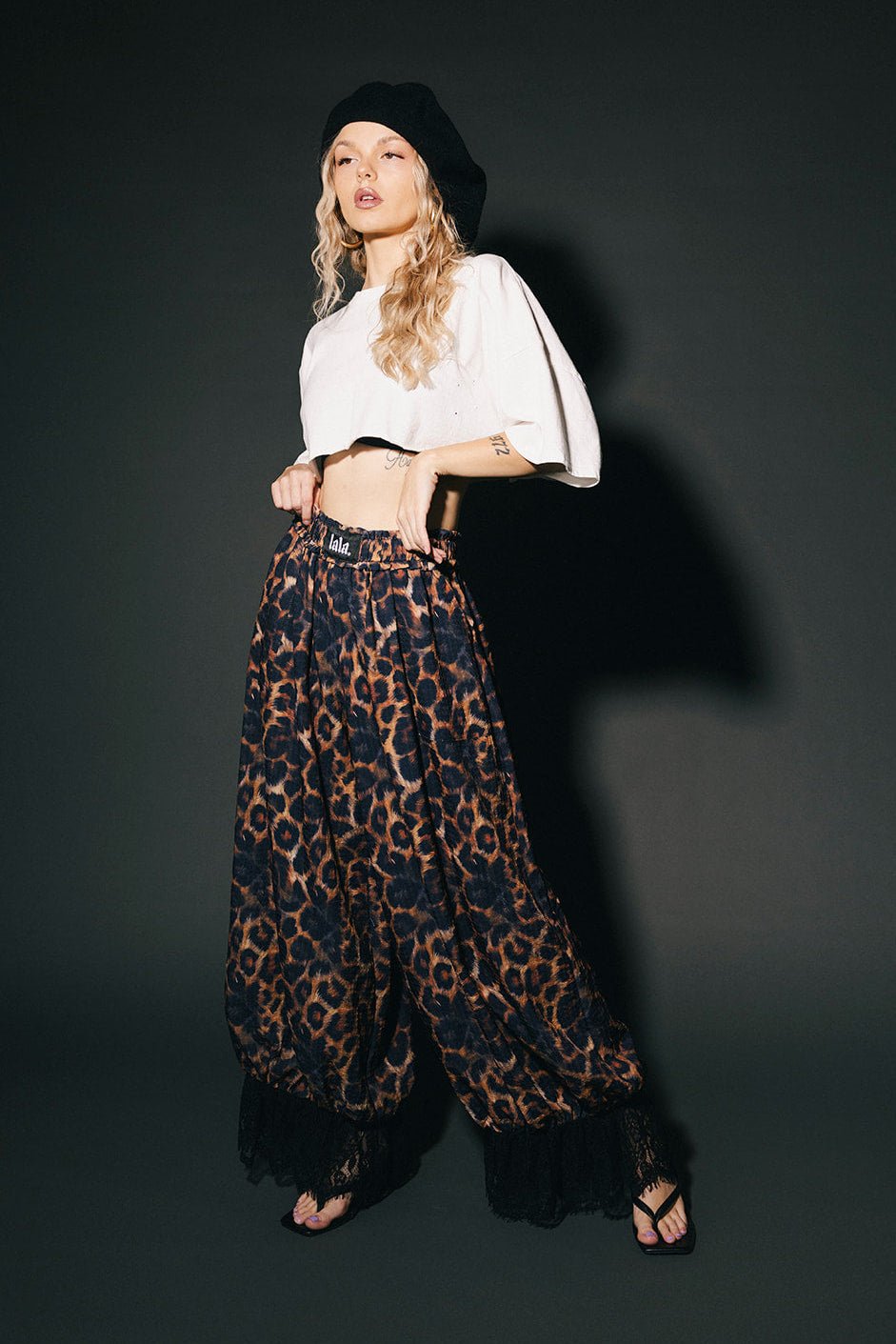All For Fun Seersucker Bloomer Pants in Leopard - Dressed in Lala