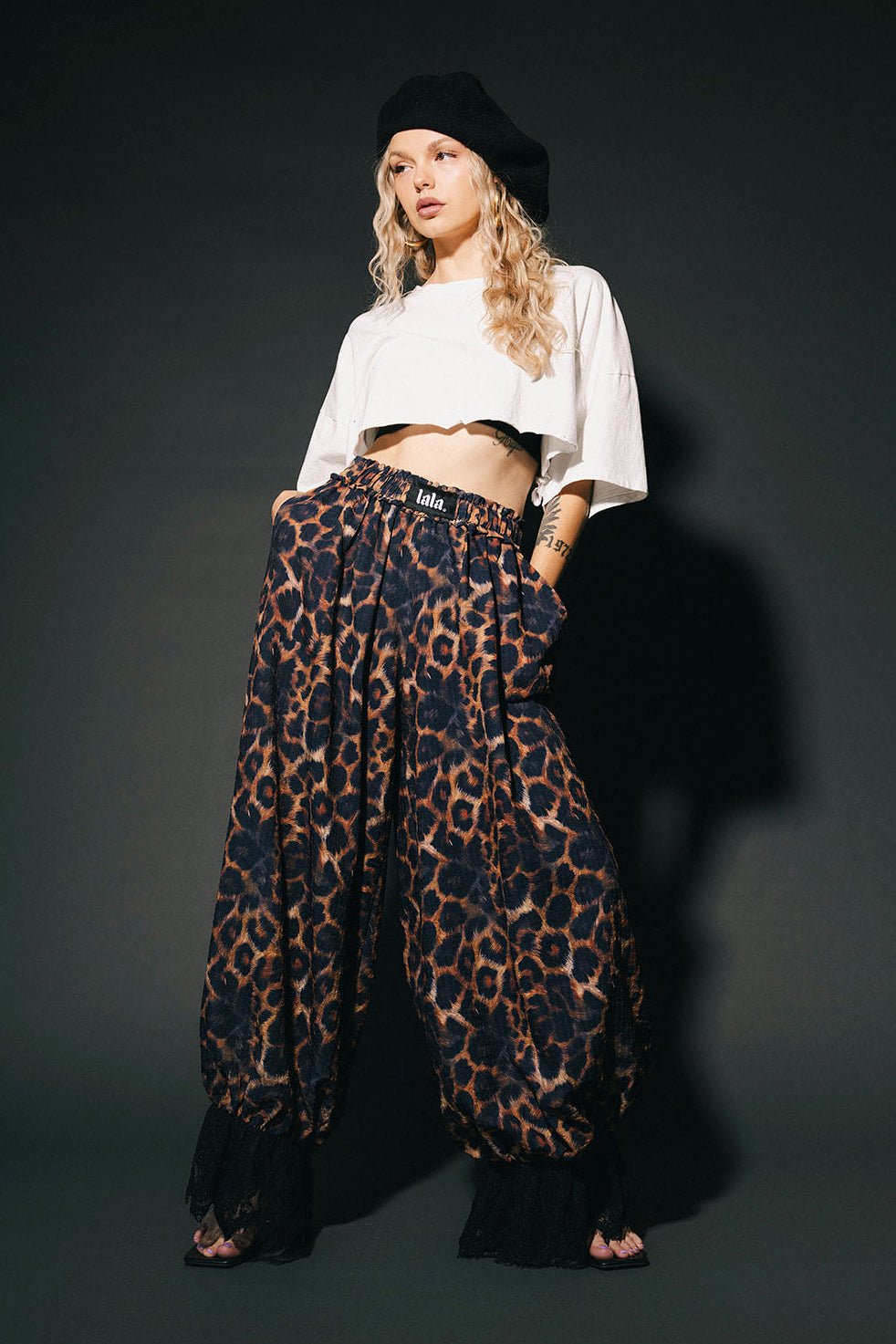 All For Fun Seersucker Bloomer Pants in Leopard - Dressed in Lala
