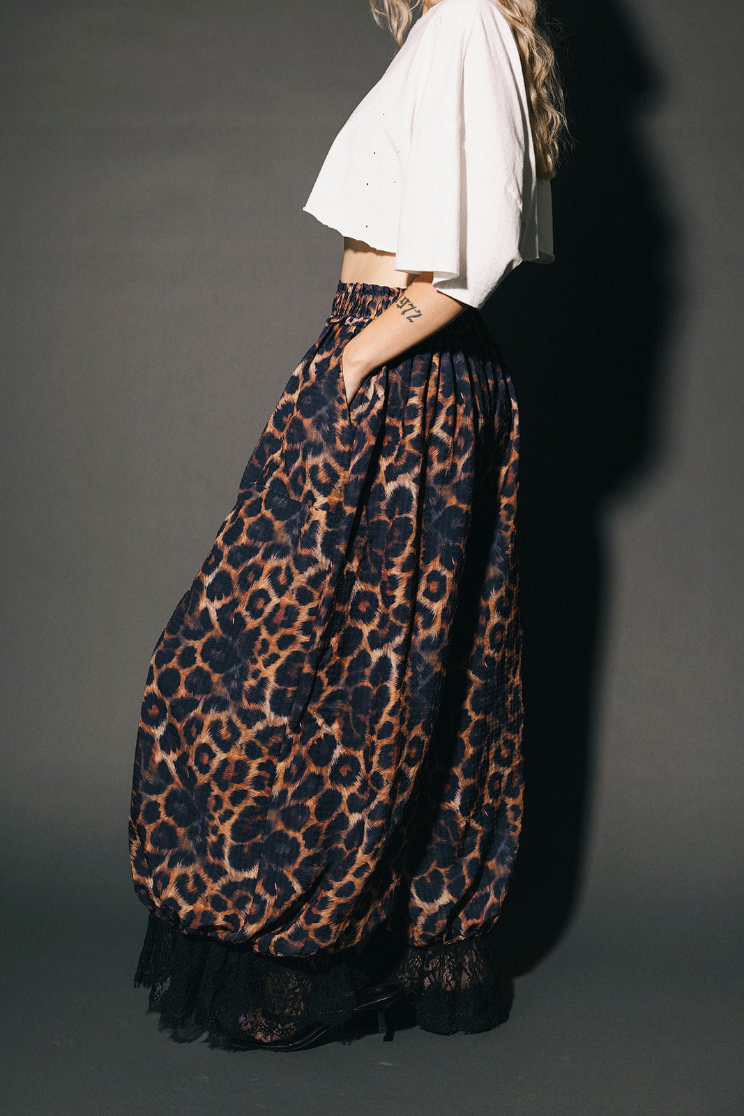 All For Fun Seersucker Bloomer Pants in Leopard - Dressed in Lala